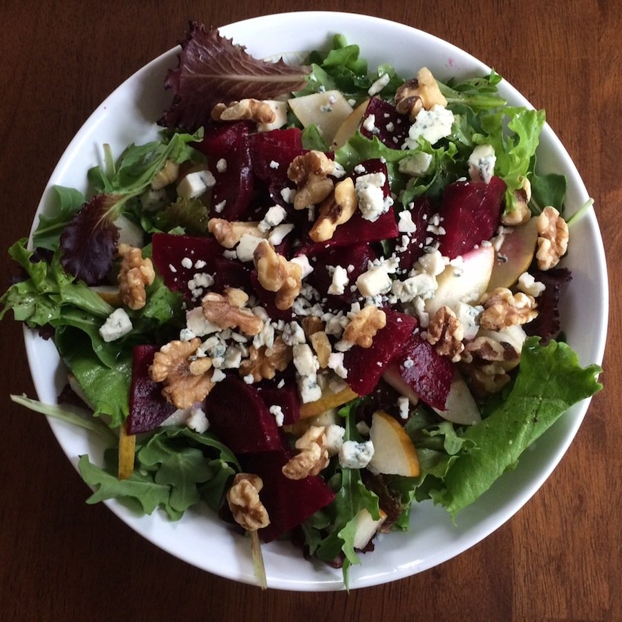 Pear Walnut Salad