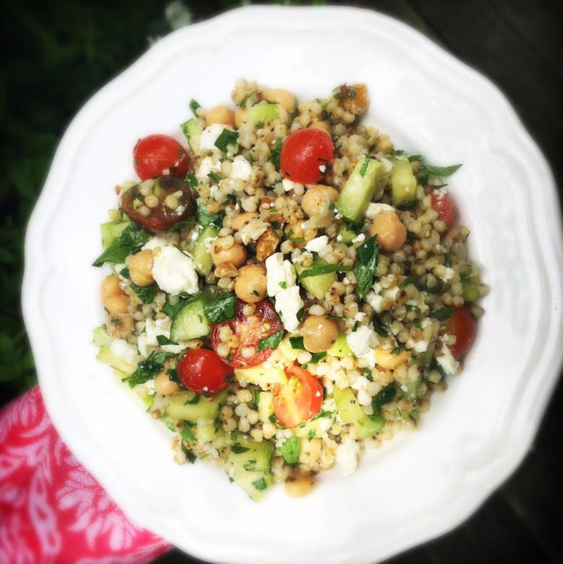 Mediterranean Sorghum Salad recipe