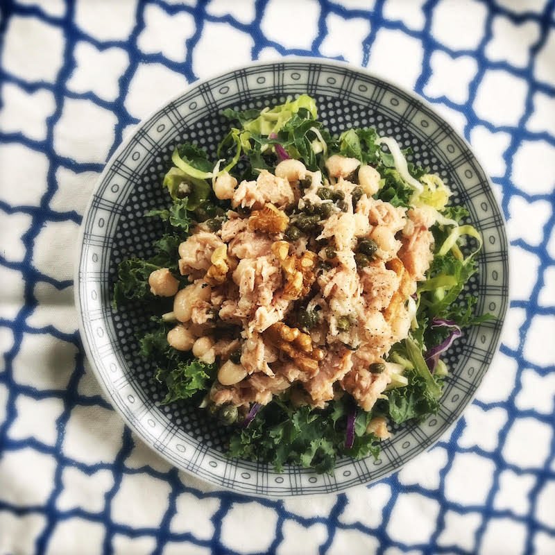 tuna white bean salad
